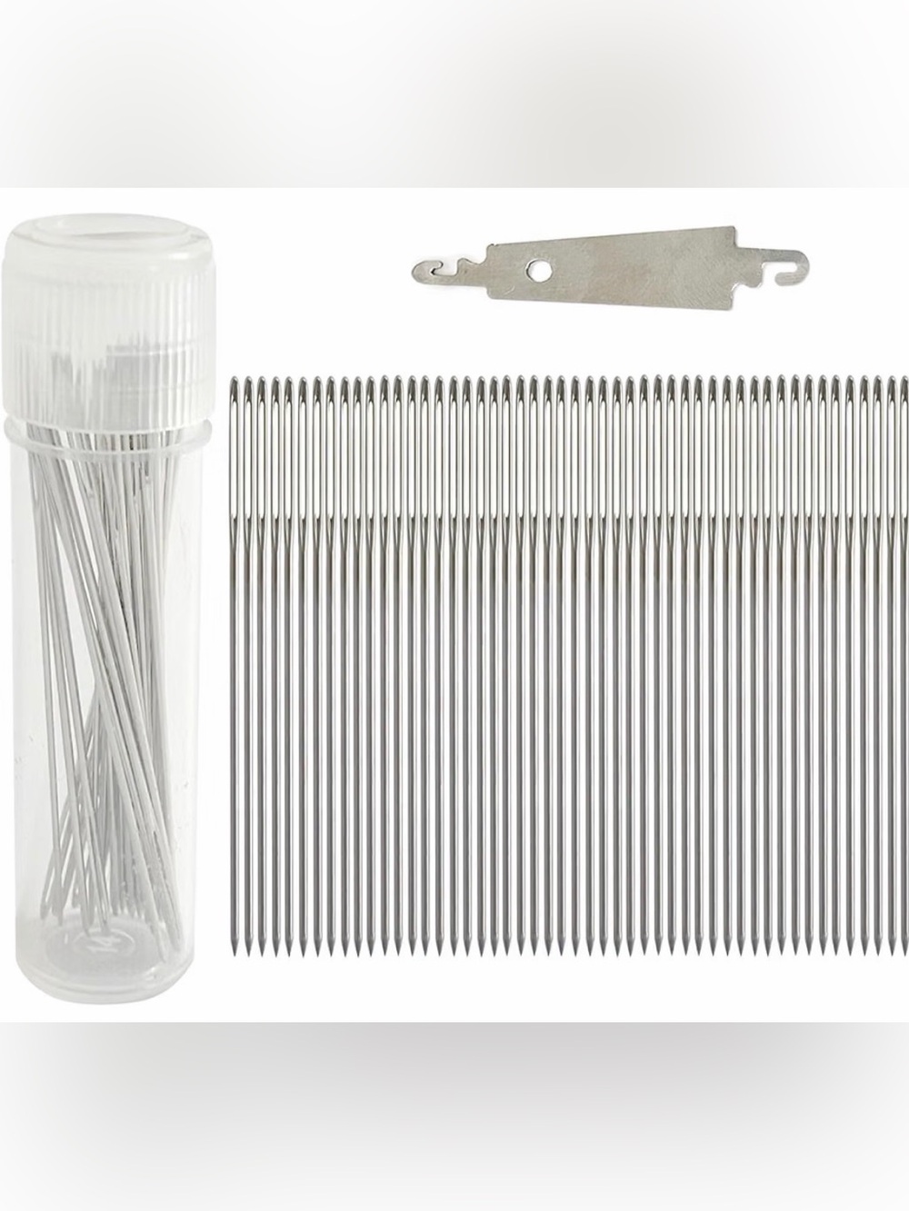 Stainless Steel Needle Set - Silver